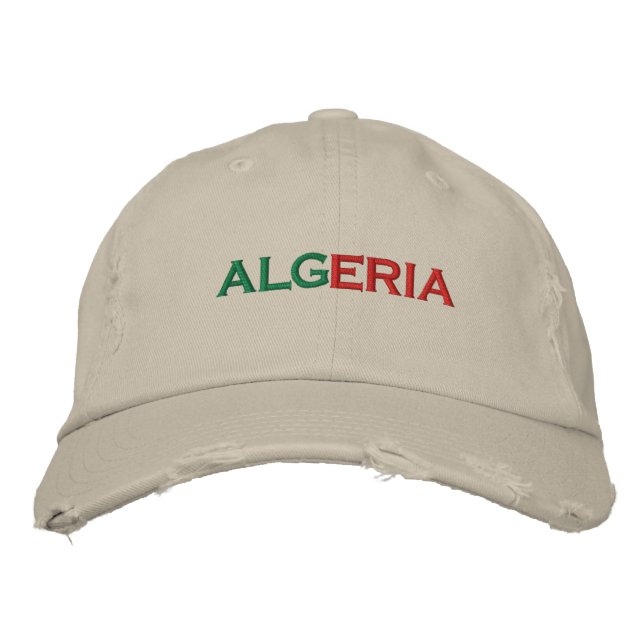 GORRA BORDADA ARGELIA (Anverso)