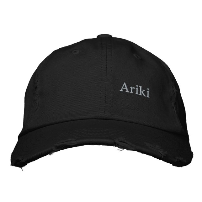 Gorra Bordada Ariki Mens Nombre Borrado, (Anverso)
