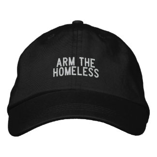 Gorra Bordada armar a los sin hogar