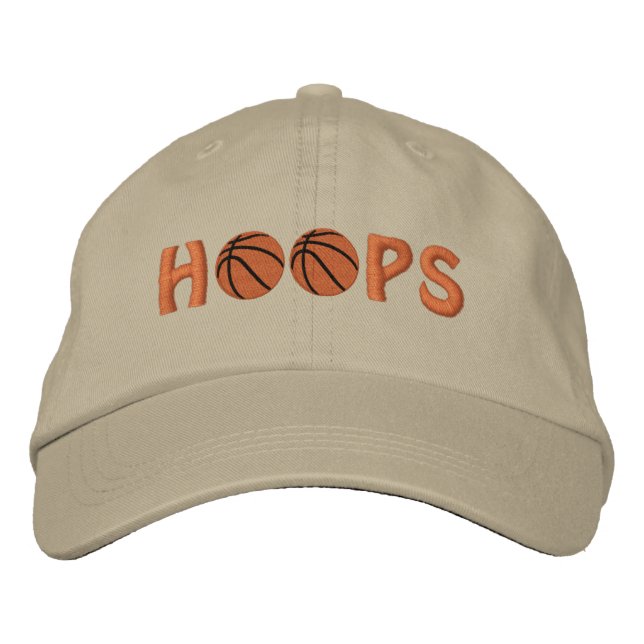 Gorra Bordada Aros Baloncesto (Anverso)