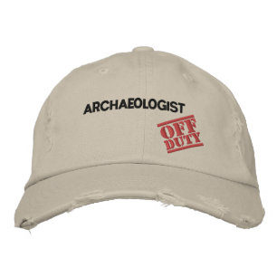 Gorra Bordada Arqueólogo del servicio