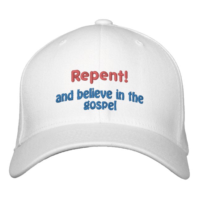 Gorra Bordada Arrepiéntase y crea el personalizar él (Anverso)