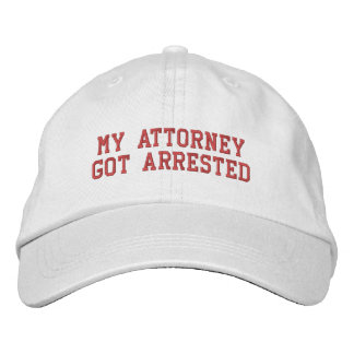 Gorra Bordada Arrestaron a mi abogado