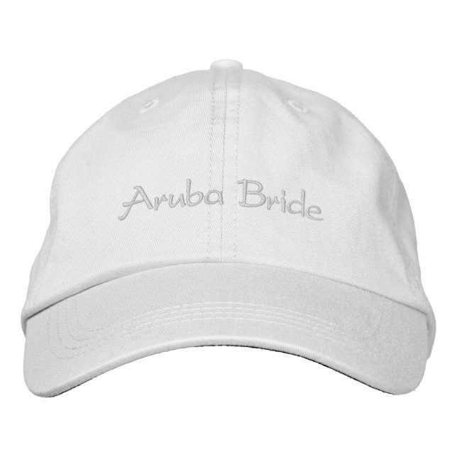 Gorra Bordada Aruba Bride Cap de béisbol (Anverso)