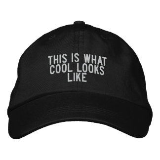 Gorra Bordada así es como se ve genial
