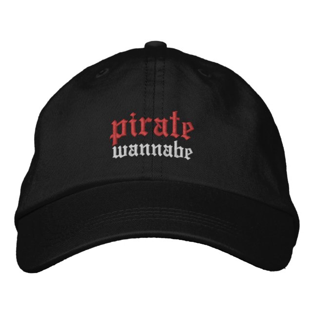 Gorra Bordada aspirante de pirata (Anverso)