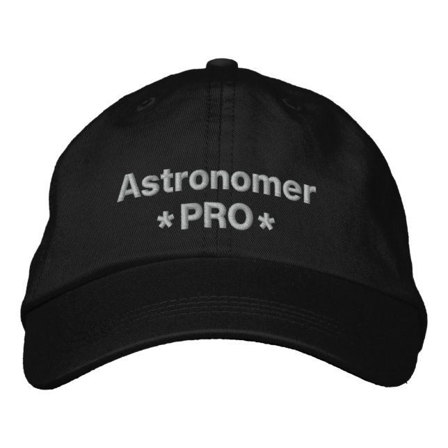 Gorra Bordada Astrónomo Pro (Anverso)