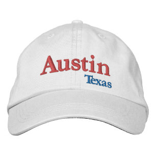 Gorra Bordada Austin Texas Embrosed Béisbol Cap