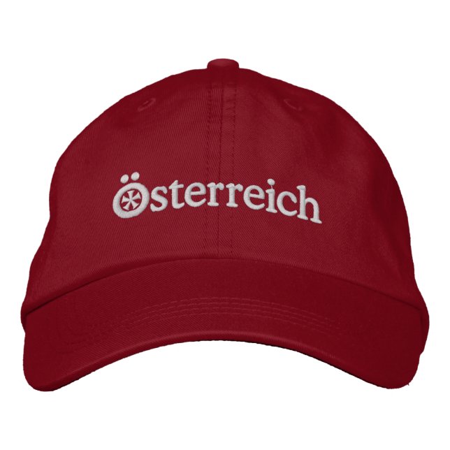Gorra Bordada Austria - Osterreich (Anverso)