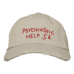 Gorra Bordada Ayuda Psiquiátrica – 5 Centavos