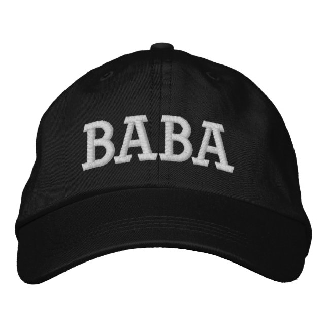Gorra Bordada BABA Embroidered Cap (Anverso)