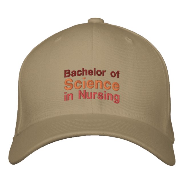 Gorra Bordada bachiller de ciencia en enfermería (Anverso)
