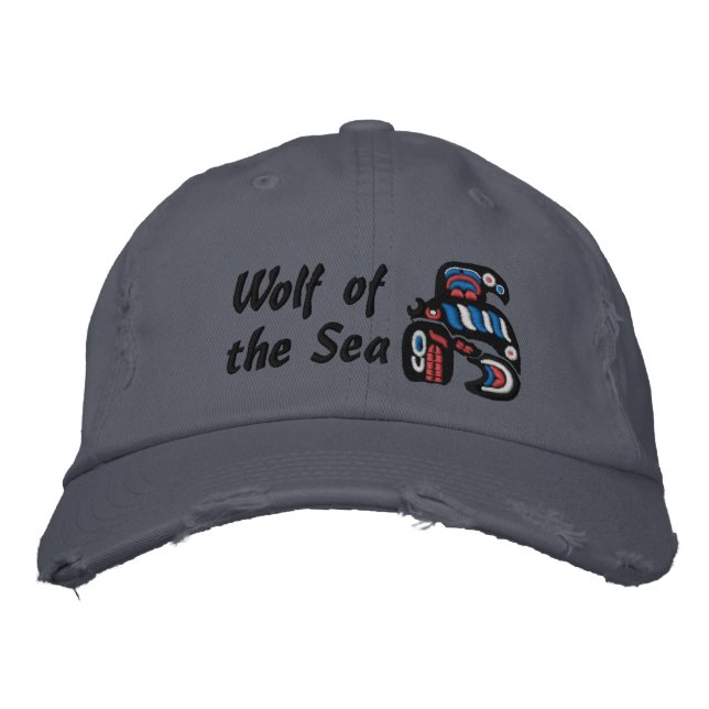 Gorra Bordada Ballena asesina de Haida (Anverso)