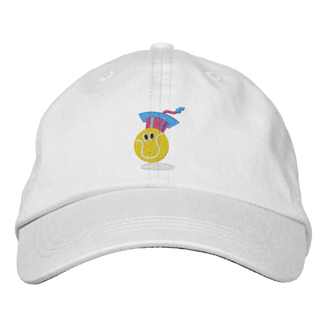 Gorra Bordada Balón sonriente TTA (ajustable básico) (Anverso)