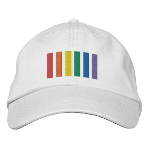 Gorra Bordada Bandas de bandera del orgullo gay