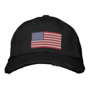 Gorra Bordada Bandera Americana