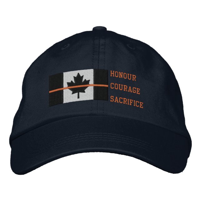 Gorra Bordada Bandera canadiense SAR de búsqueda y rescate (Anverso)