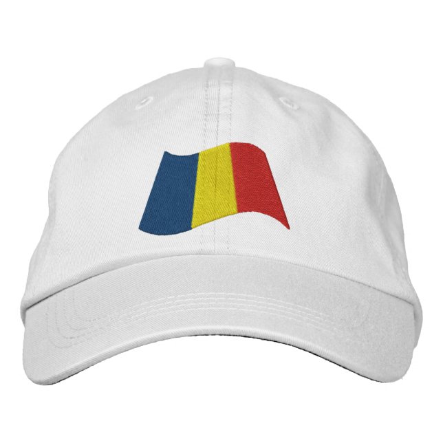 Gorra Bordada Bandera de Chad (Anverso)