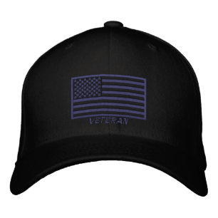 Gorra Bordada Bandera de Estados Unidos - Veterano - Vale la pen