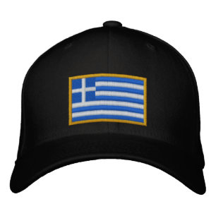 Gorra Bordada Bandera de Grecia