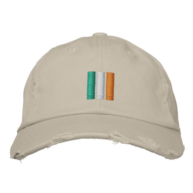 Gorra Bordada Bandera de Irlanda (Anverso)