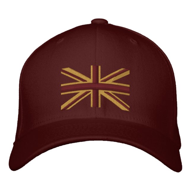 Gorra Bordada Bandera de Jack de la Unión Real Inglaterra Bandro (Anverso)