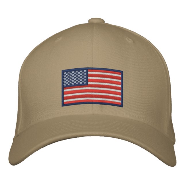 Gorra Bordada Bandera de los Estados Unidos (Anverso)
