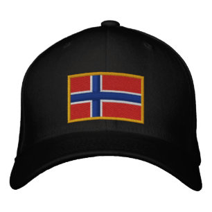 Gorra Bordada Bandera de Noruega