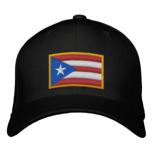 Gorra Bordada Bandera de Puerto Rico