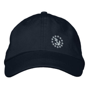 Gorra Bordada Bandera de yate estadounidense firma bordado náuti