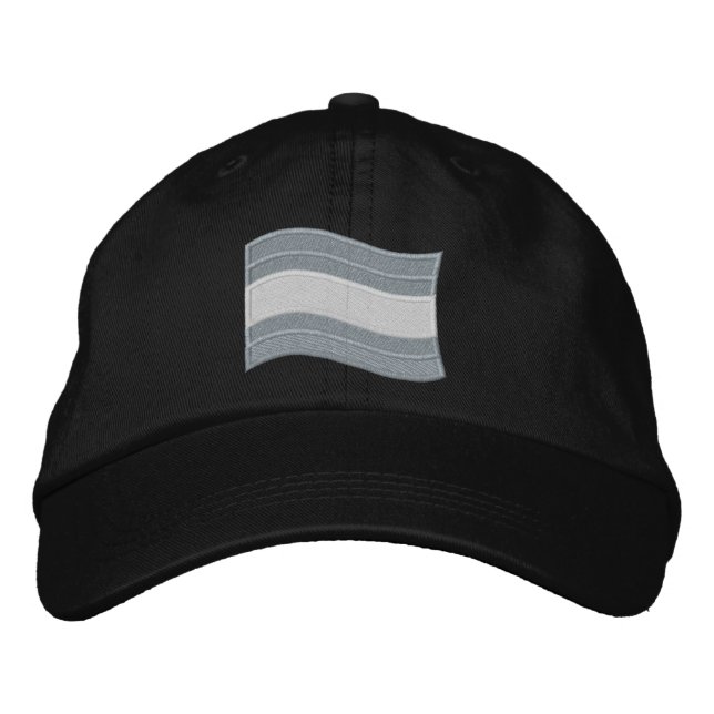 Gorra Bordada Bandera del Orgullo Trans (Anverso)
