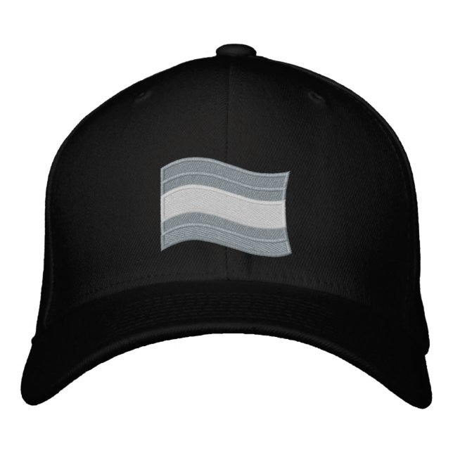 Gorra Bordada Bandera del Orgullo Trans (Anverso)