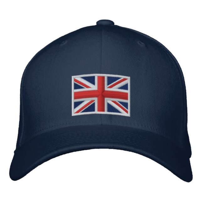 Gorra Bordada Bandera del Reino Unido (Anverso)