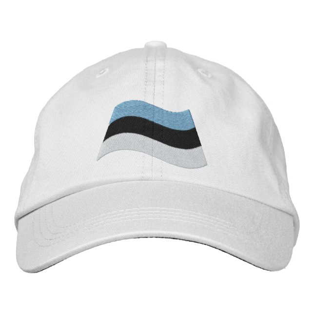 Gorra Bordada Bandera estoniana (Anverso)