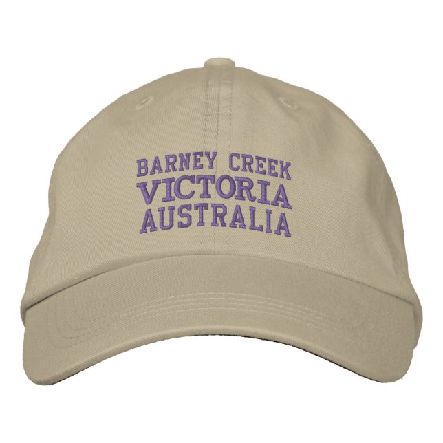 Gorra Bordada BARNEY CREEK, AUSTRALIA cap (Anverso)