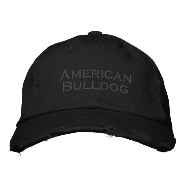 Gorra Bordada Baseballcap American Bulldog (Anverso)