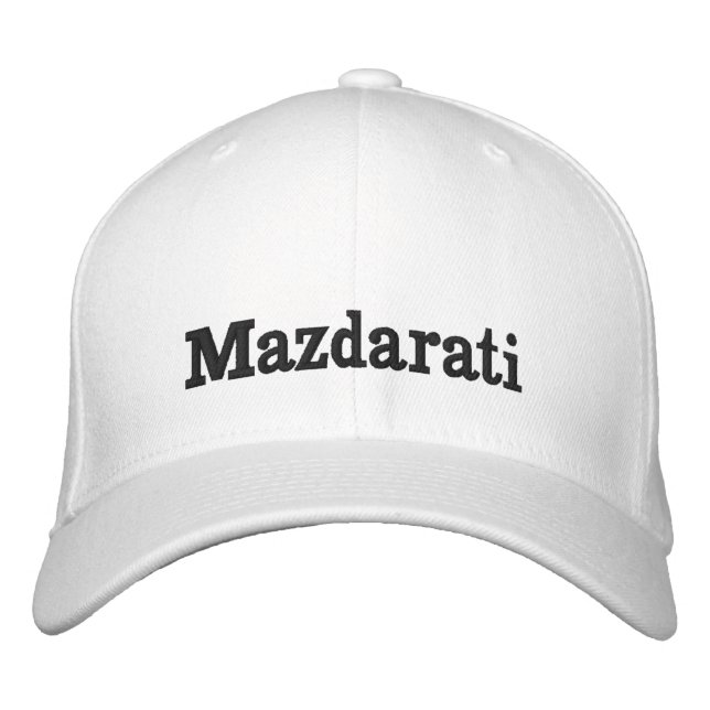 Gorra Bordada Baseballcap Mazdarati (Anverso)