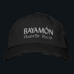 Gorra Bordada Bayamon Puerto Rico cubierta de béisbol<br><div class="desc">Gorra bordada de Bayamon Puerto Rico</div>