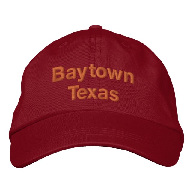 Gorra Bordada Baytown Texas (Anverso)