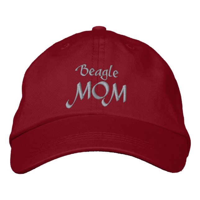 Gorra Bordada Beagle Dog MOM (Anverso)