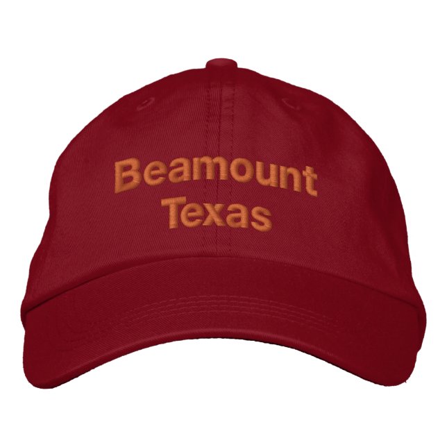 Gorra Bordada Beamount Texas (Anverso)