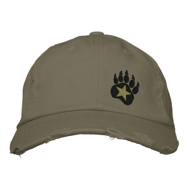 Gorra Bordada Bear Paw Wild Star Embroidery (Anverso)