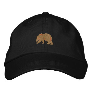 Gorra Bordada Bear Silhouette