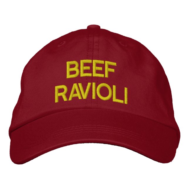 Gorra Bordada Beef Ravioli Embroidered Hat (Anverso)