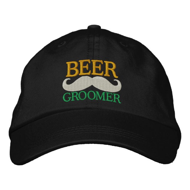 GORRA BORDADA BEER MUSTACHE GROOMER (Anverso)