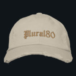 Gorra Bordada Beige monogramado de estilo<br><div class="desc">Elegante gorra de béisbol con bordado beige monoligramado.</div>