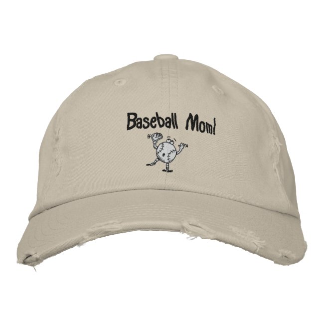 Gorra Bordada ¡béisbol, mamá de béisbol! (Anverso)