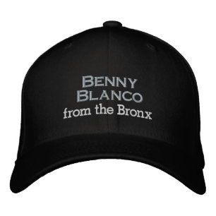 Gorra Bordada Benny Blanco del Bronx