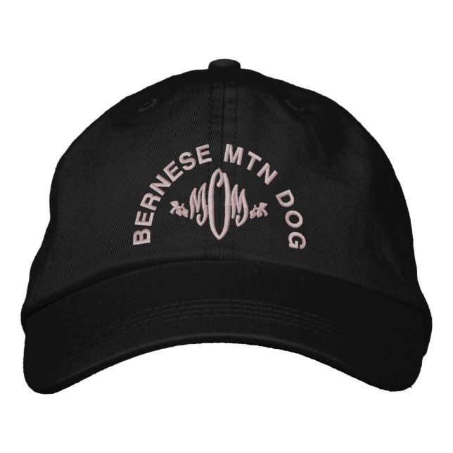Gorra Bordada Bernese Mountain Dog MOM (Anverso)