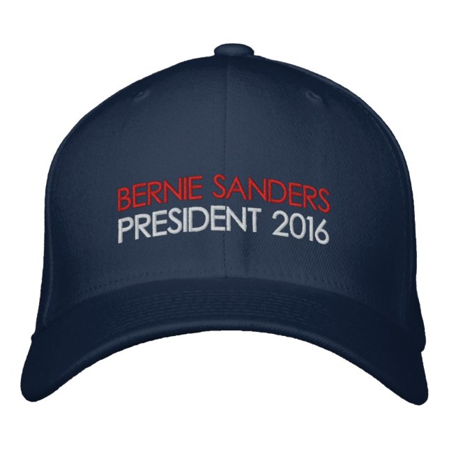 Gorra Bordada Bernie Sanders President 2016 (Anverso)